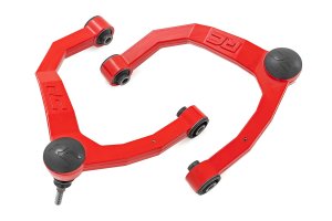 Chevrolet Silverado 1500 Upper Control Arms - Rough Country - Forged - Red - '19-'24
